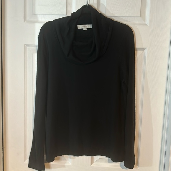 Ladies size XL black cowl neck Sweater - Picture 1 of 9